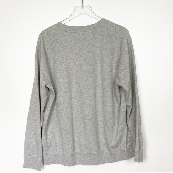 Lucky Brand Crew Sweatshirt Floral Embroidered - Picture 4 of 5